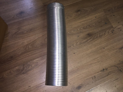 6" DIA X 6' L FLEX DUCT SILVER 