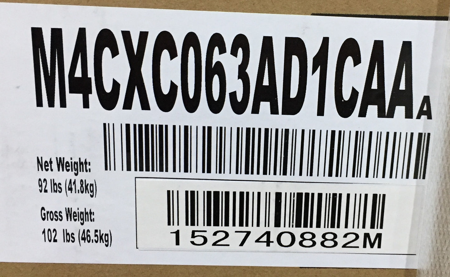 5 TON AC/HP MULTI-POSITION CASED "A" COIL R-410A CFM:2000