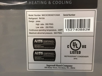 5 TON AC/HP MULTI-POSITION CASED "A" COIL R-410A CFM:2000