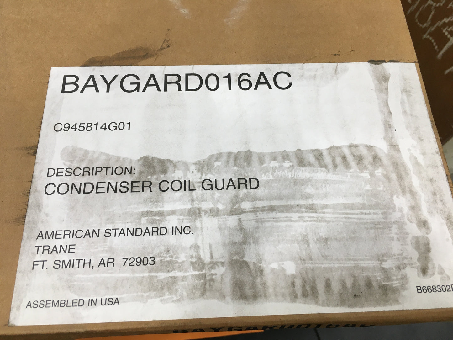 CONDENSOR COIL GUARD 