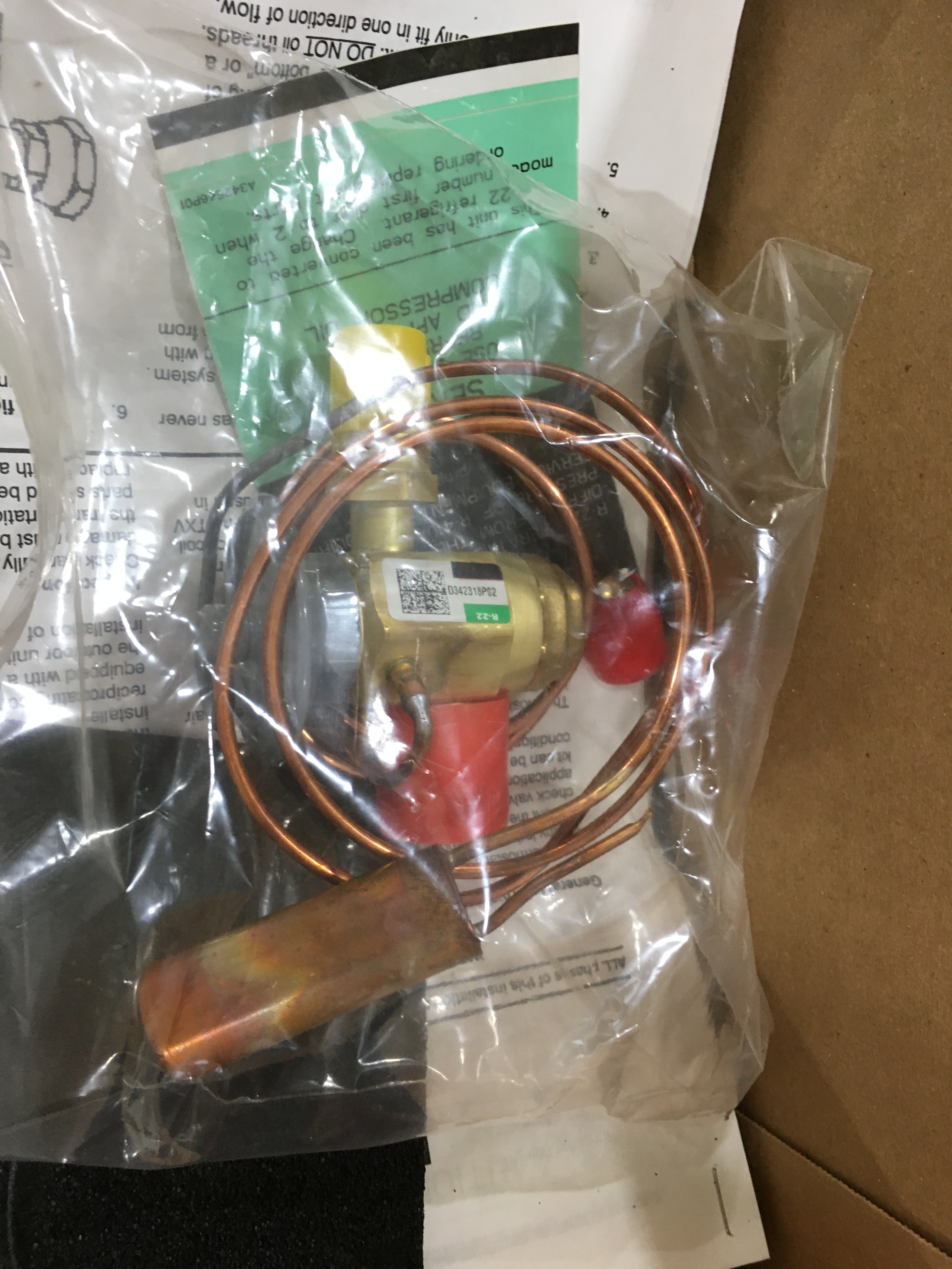 2 Ton Thermostatic Expansion Valve Kit for R-22 – Surplus City