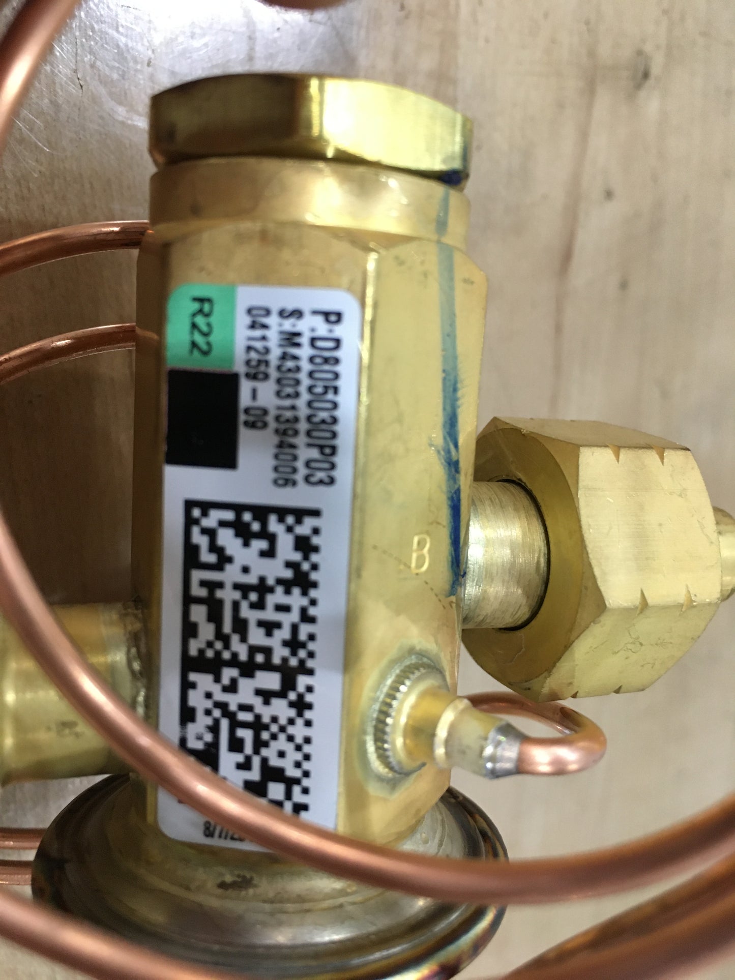  5 TON NON BLADE THERMAL EXPANSION VALVE, R-22