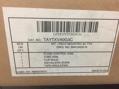 4 TON FIELD MOUNTED AC TXV KIT, R-22