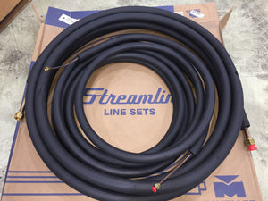 1/4" X 5/8" X 1/2" X 35' FLARE LINESET