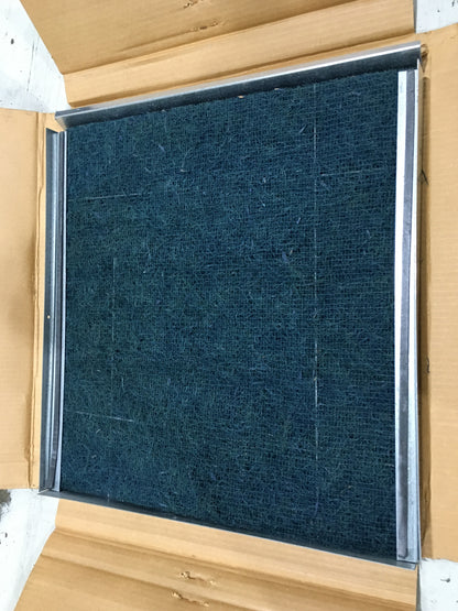 23"X 22" X 1" FIXED FILTER RACK WITH HOG HAIR FILTER