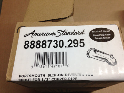 "PORTSMOUTH" SLIP-ON DIVERTER TUB SPOUT , FOR 1/2" COPPER PIPE