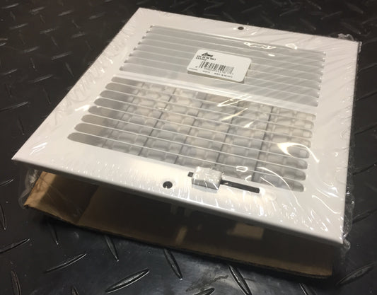 6" X 6" SINGLE DEFLECTION SUPPLY REGISTER WITH MULTI-LOUVER DAMPER