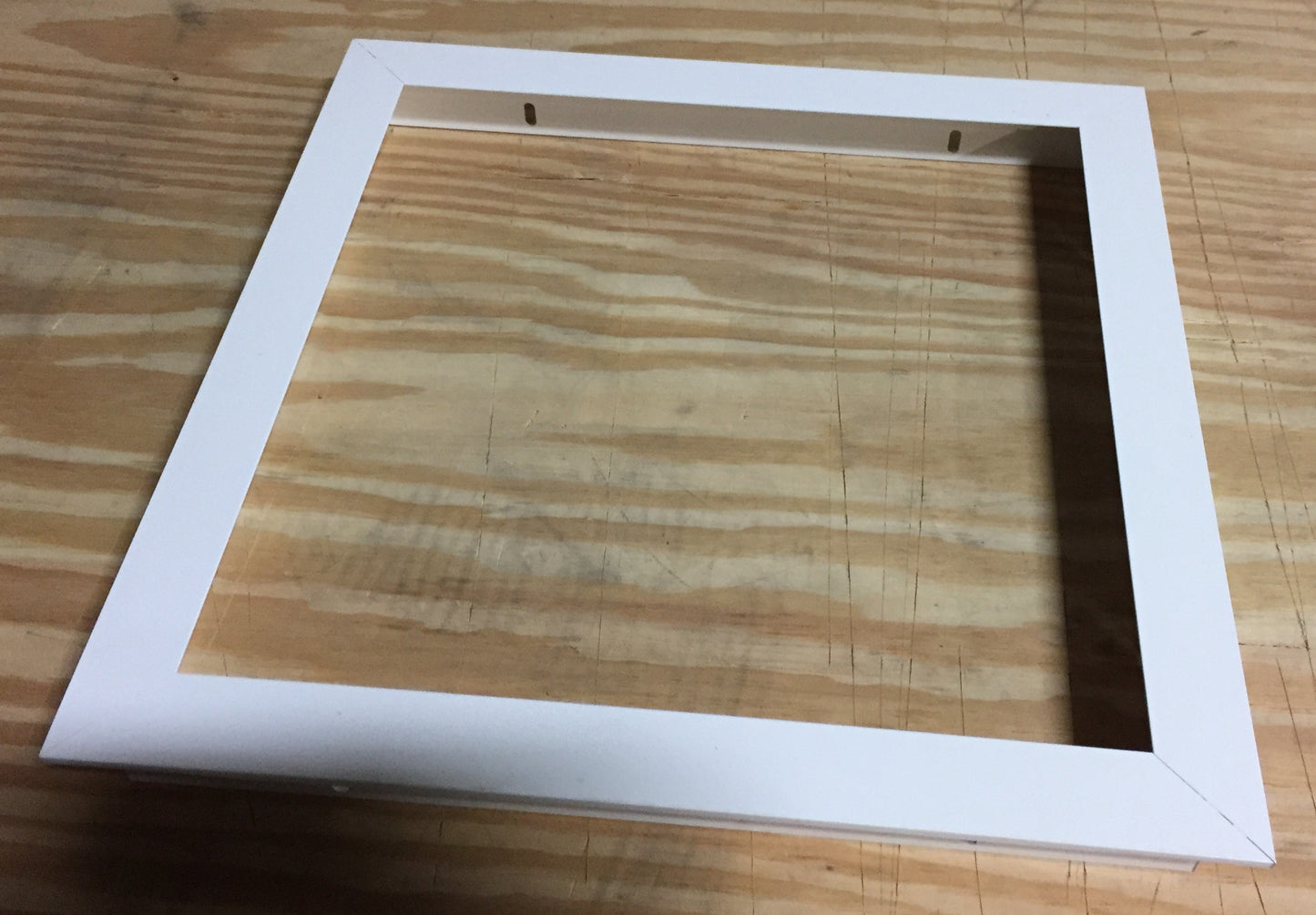 12" X 12" ALUMINUM/WHITE SURFACE MOUNT FRAME