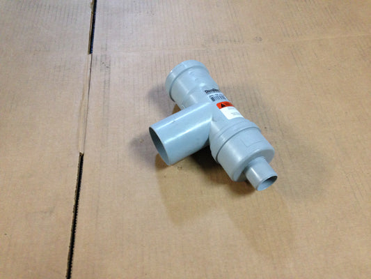 2" DIAMETER TEE W/DRAIN CAP, SOLD AS 6 PER BOX