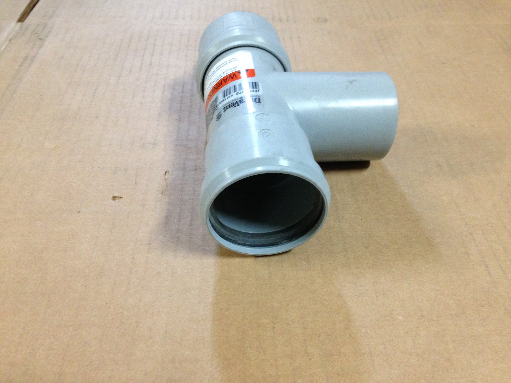 2" DIAMETER TEE W/DRAIN CAP, SOLD AS 6 PER BOX