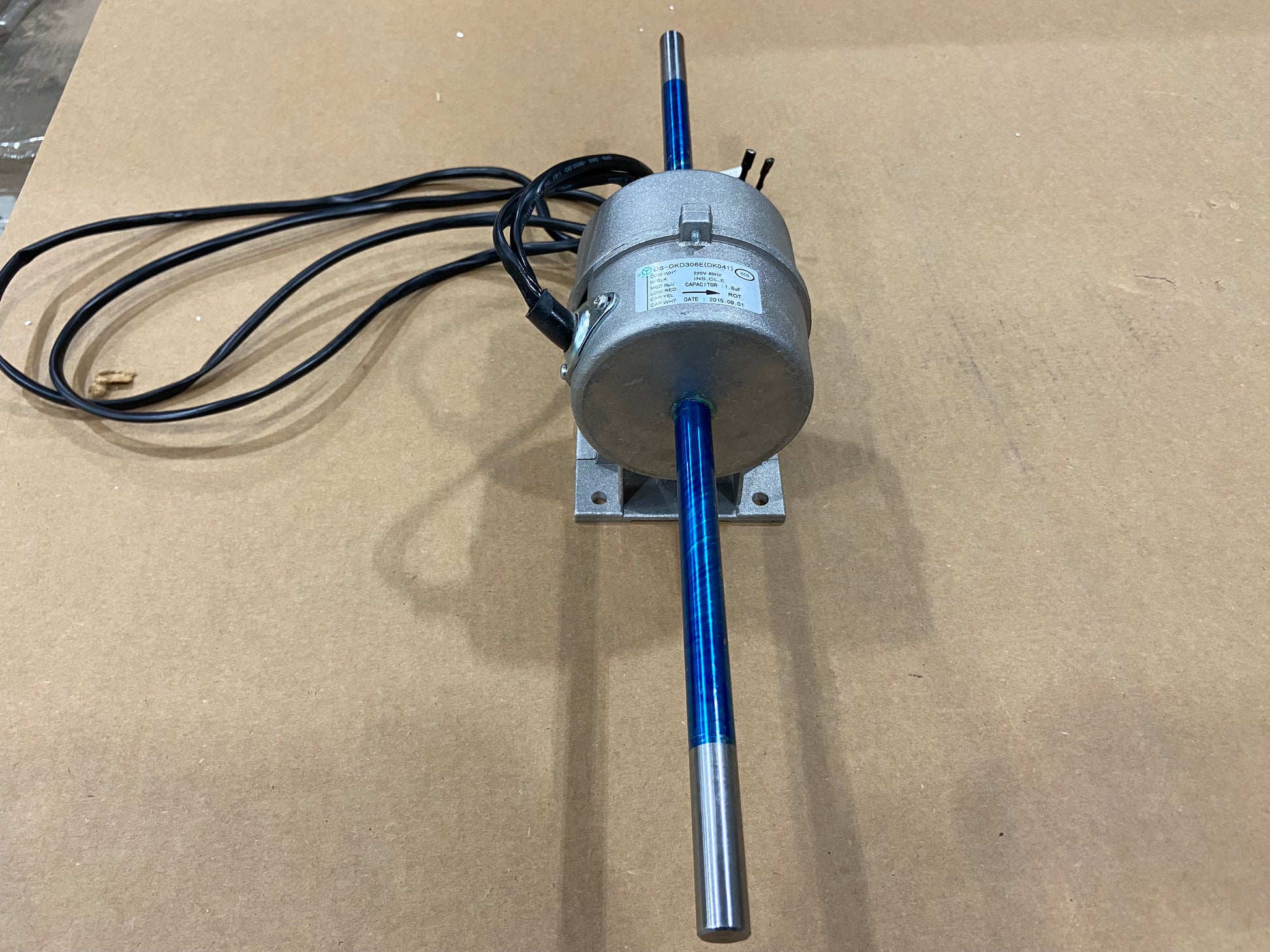 DOUBLE SHAFT BLOWER MOTOR 220 VOLT 60 HERTZ