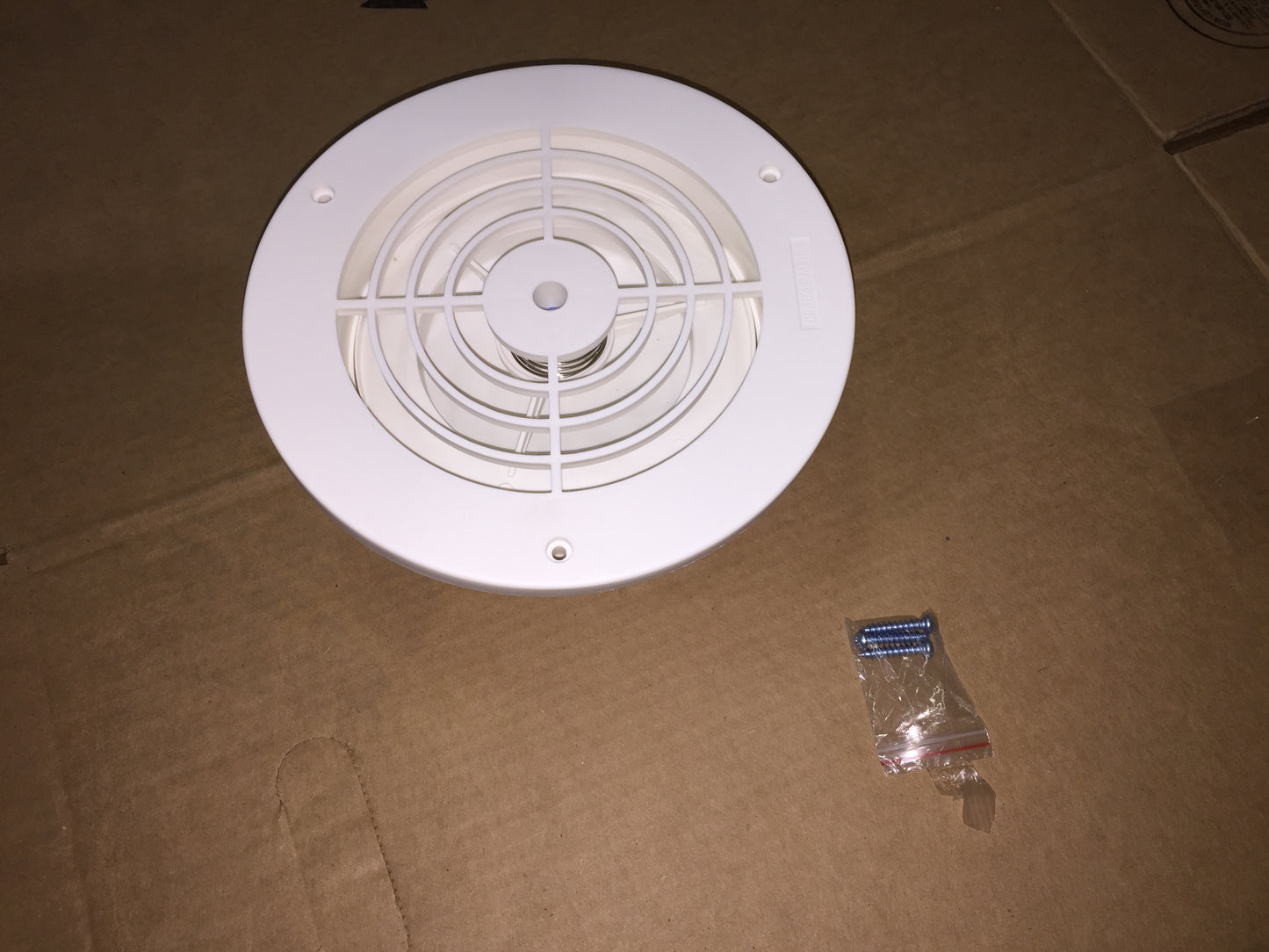 4"-6" POLYPROPYLENE SOFFIT EXHAUST VENT, SOLD AS 20 PER BOX