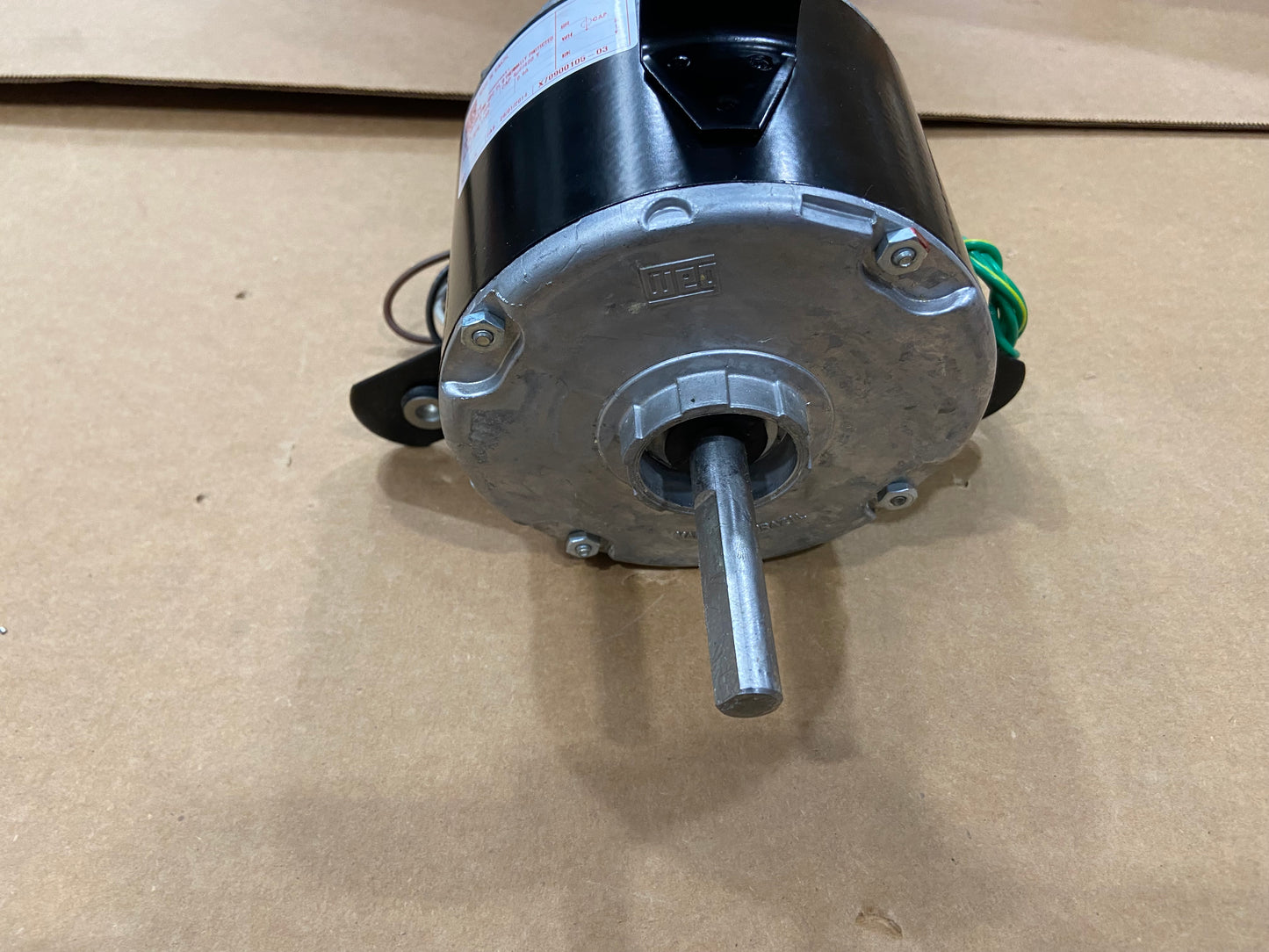 1/6HP CONDENSER FAN MOTOR 220/60/1 RPM:1100/1-SPEED