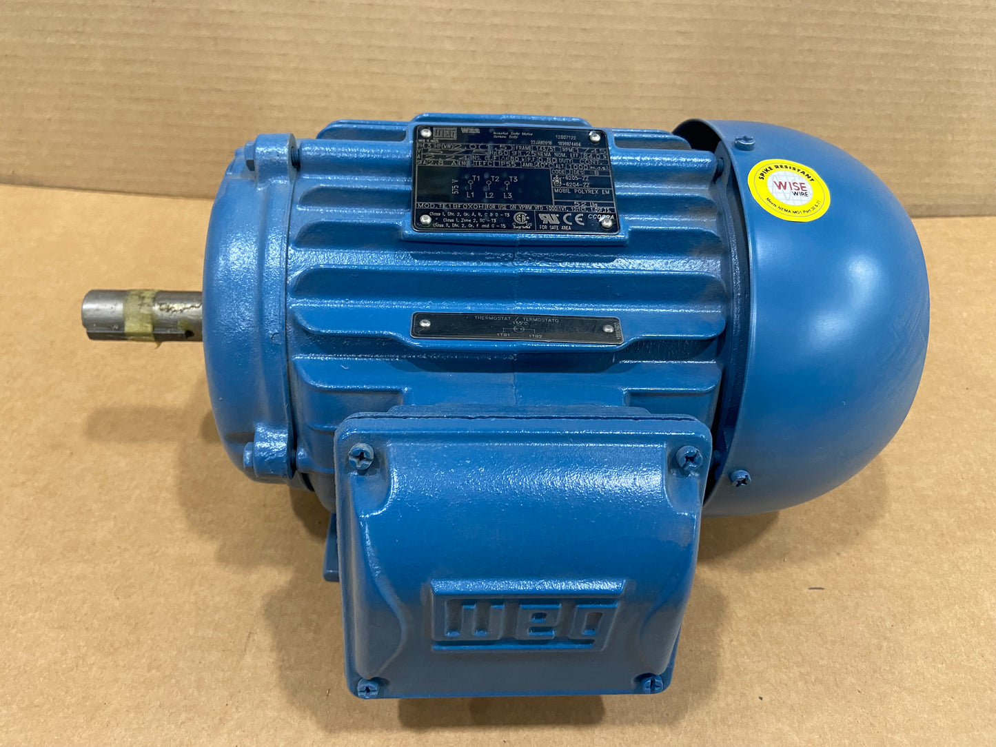 2 HP FAN MOTOR 575/60/3 1745 RPM 1 SPEED