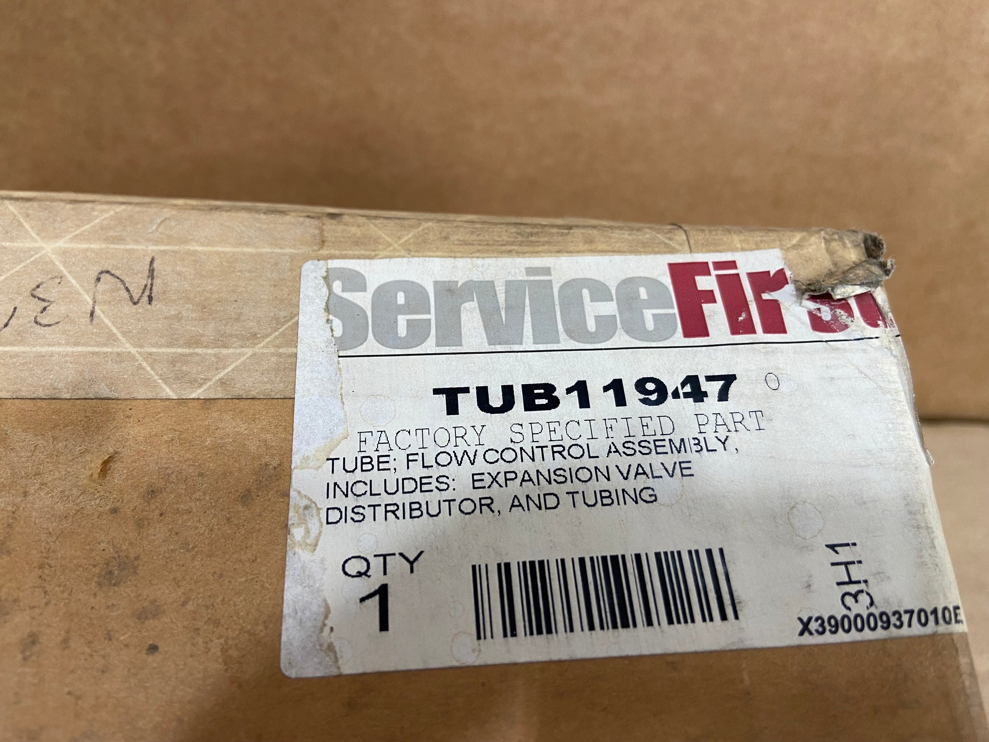 FLOW CONTROL ASSEMBLY TUBE