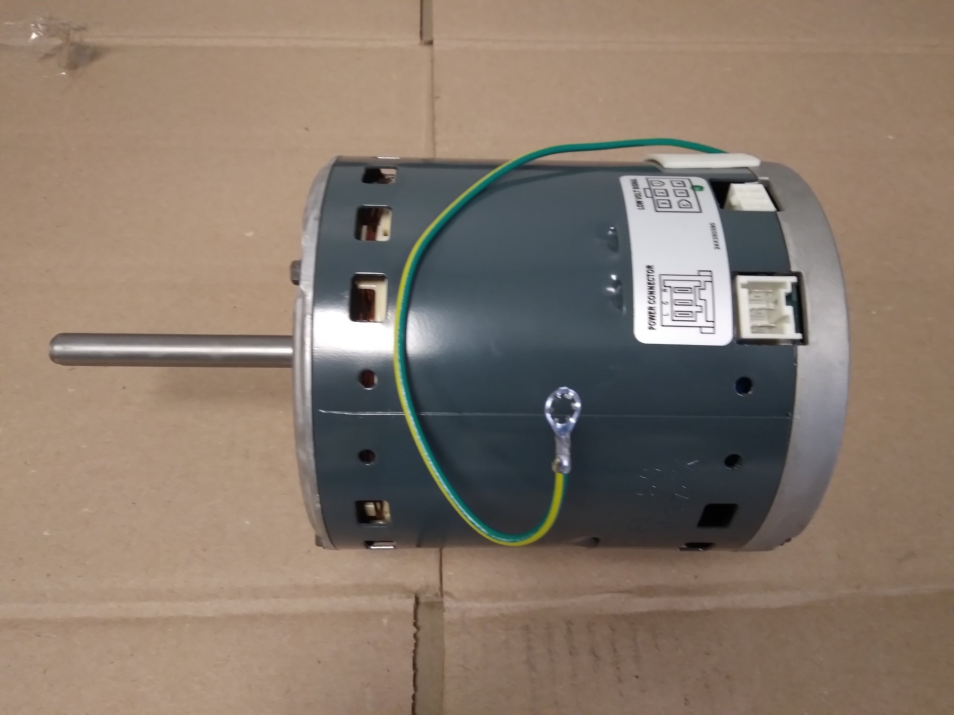 3/4HP CONSTANT TORQUE ECM UNPROGRAMMED MOTOR 120/60/1 RPM:1050 REVERSIBLE ROTATION 8.4 AMPS