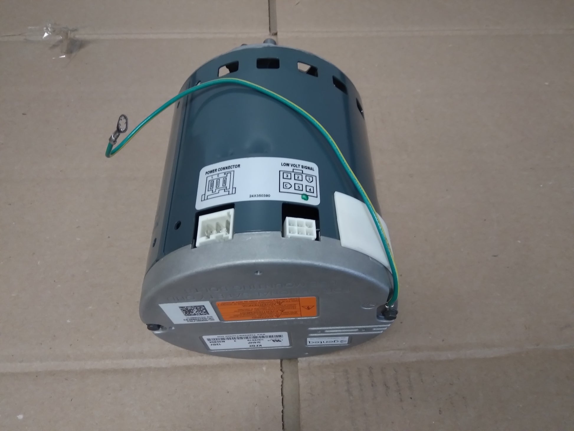 3/4HP CONSTANT TORQUE ECM UNPROGRAMMED MOTOR 120/60/1 RPM:1050 REVERSIBLE ROTATION 8.4 AMPS