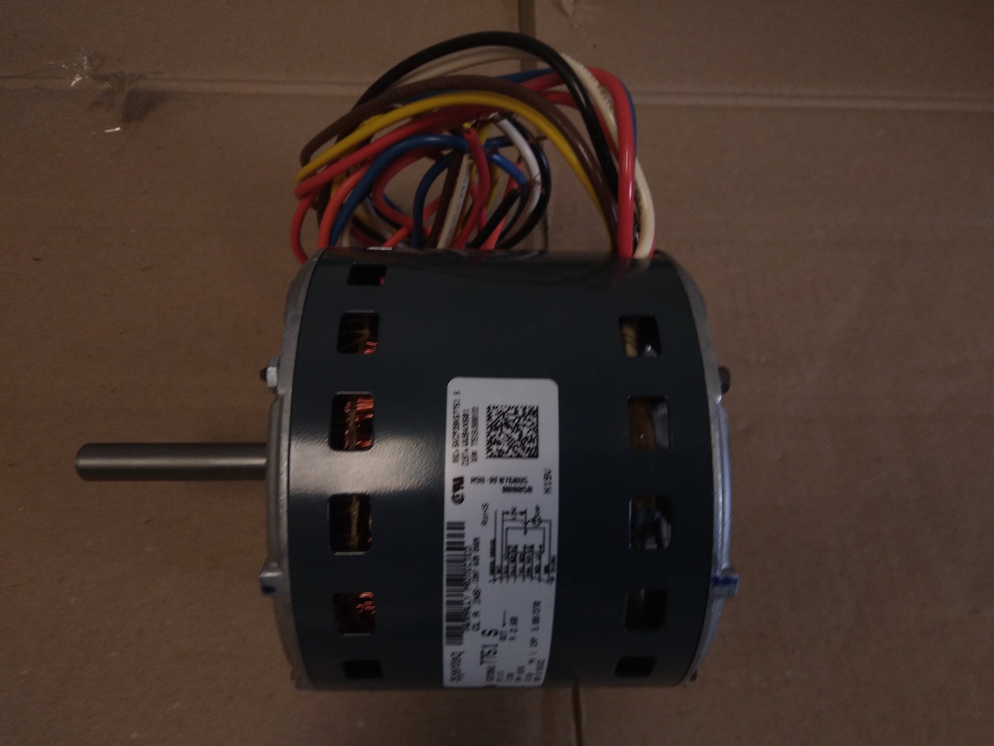 1/3 HP PSC DIRECT DRIVE BLOWER MOTOR  230/60/1 RPM:1075/5-SPEED CCW 2.6 AMPS