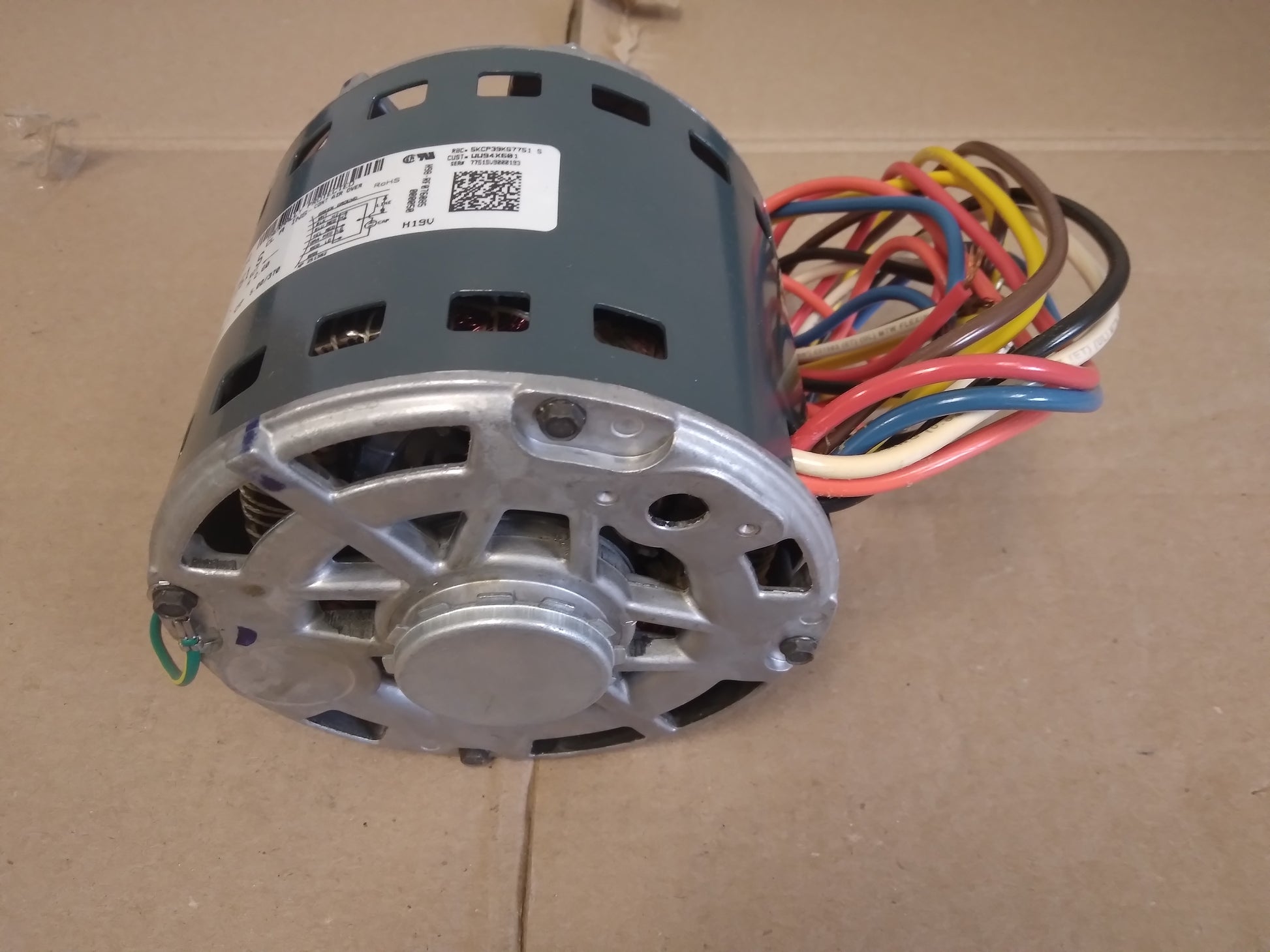 1/3 HP PSC DIRECT DRIVE BLOWER MOTOR  230/60/1 RPM:1075/5-SPEED CCW 2.6 AMPS