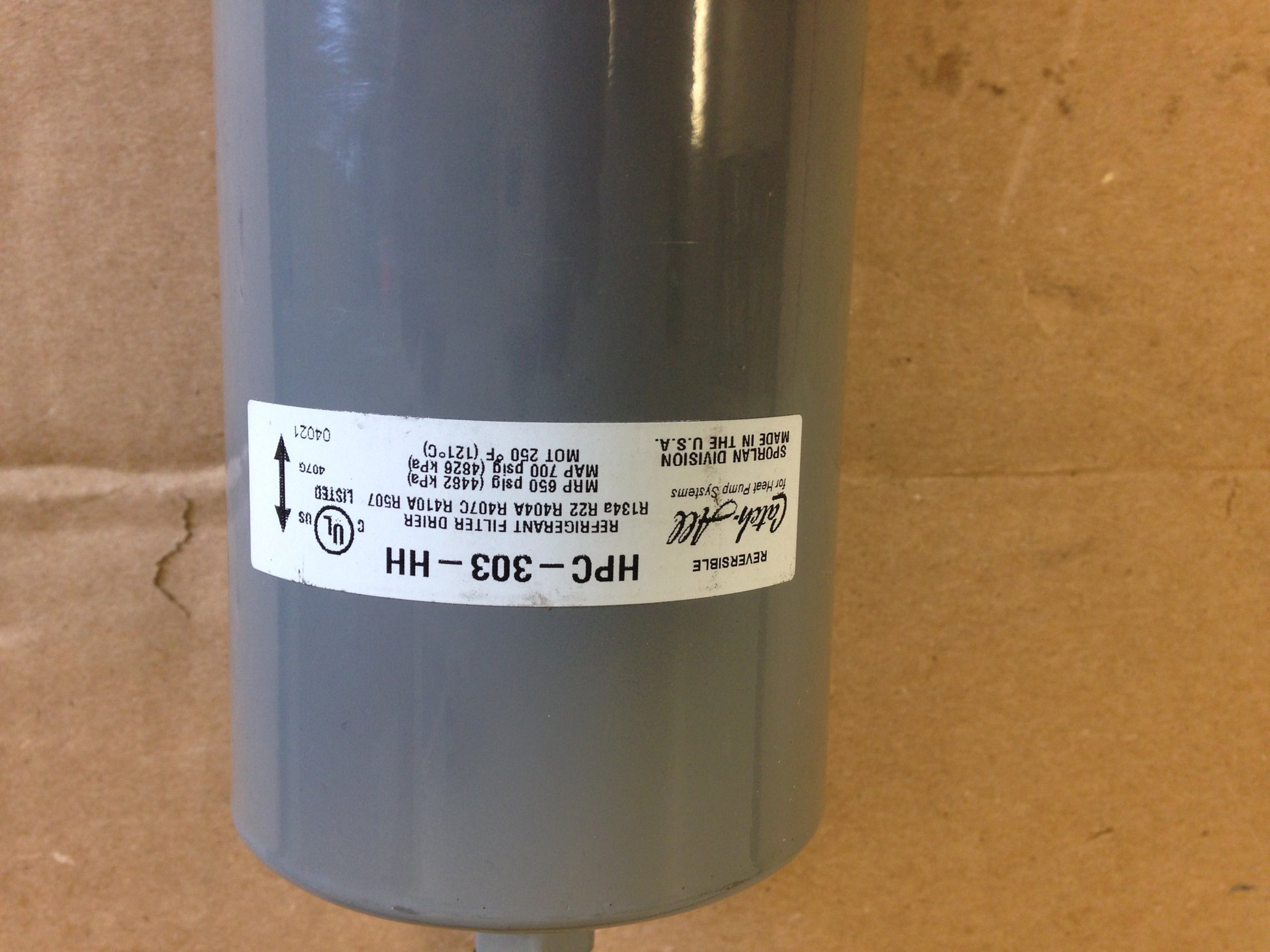 30 CUBIC IN. REFRIGERANT FILTER DRIER, 3/8" FLARE