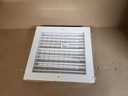 10 X 10 SINGLE DEFLECTION SUPPLY REGISTER WITH MULTI-LOUVER DAMPER