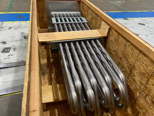 8 TUBE HEAT EXCHANGER 400,000 BTU