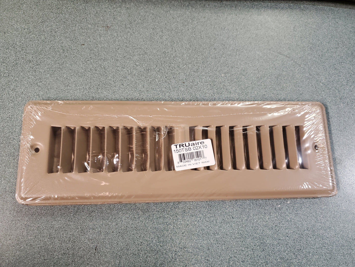 2 X 10 2 WAY BROWN FLOOR REGISTER, BOX OF 20