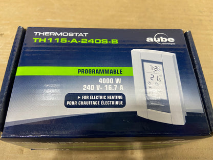 7-DAY PROGRAMMABLE ELECTRIC HEAT THERMOSTAT 208-240 VOLT 