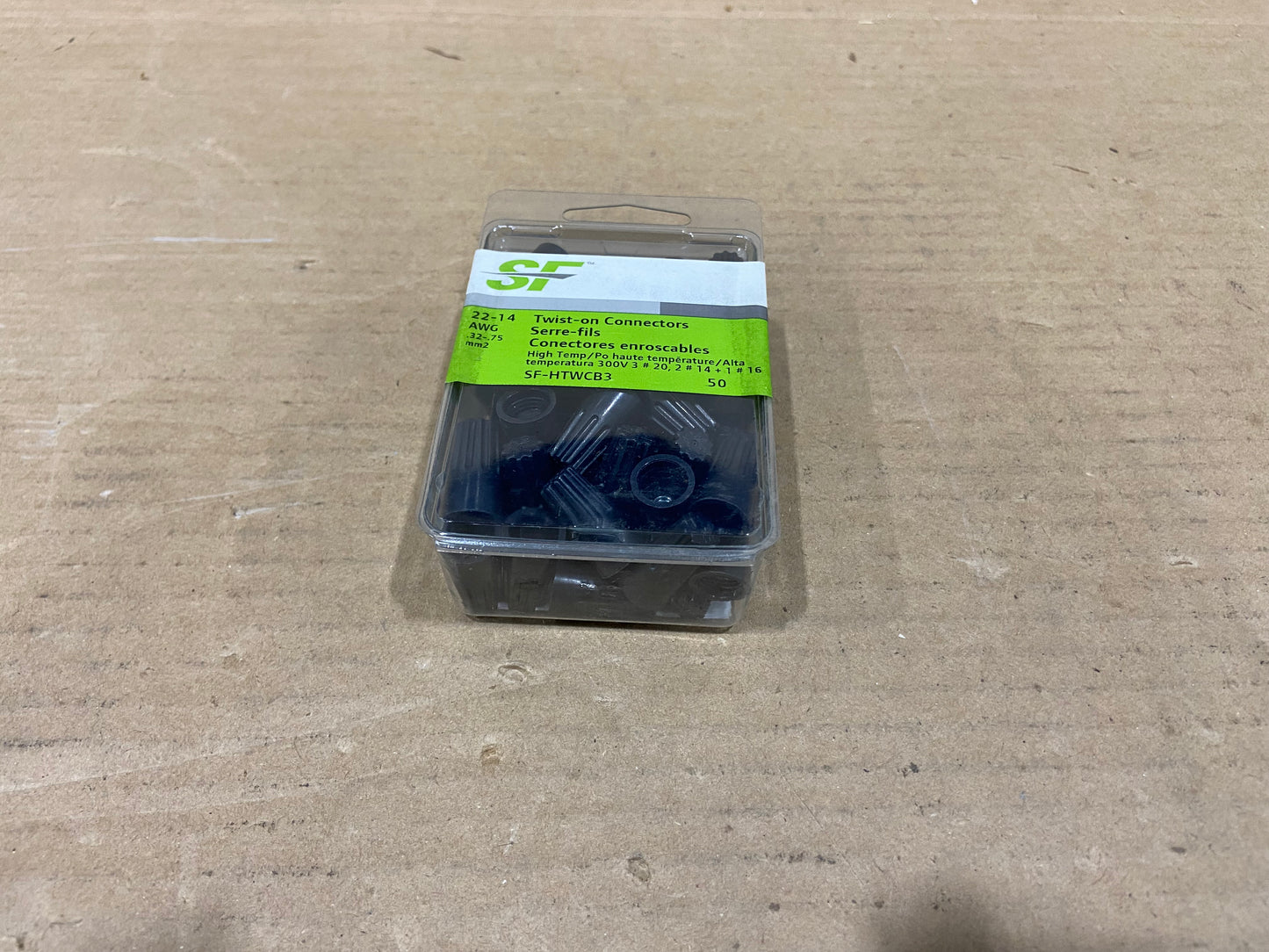 14-22 AWG HIGH TEMP TWIST ON WIRE CONNECTORS 50 PACK