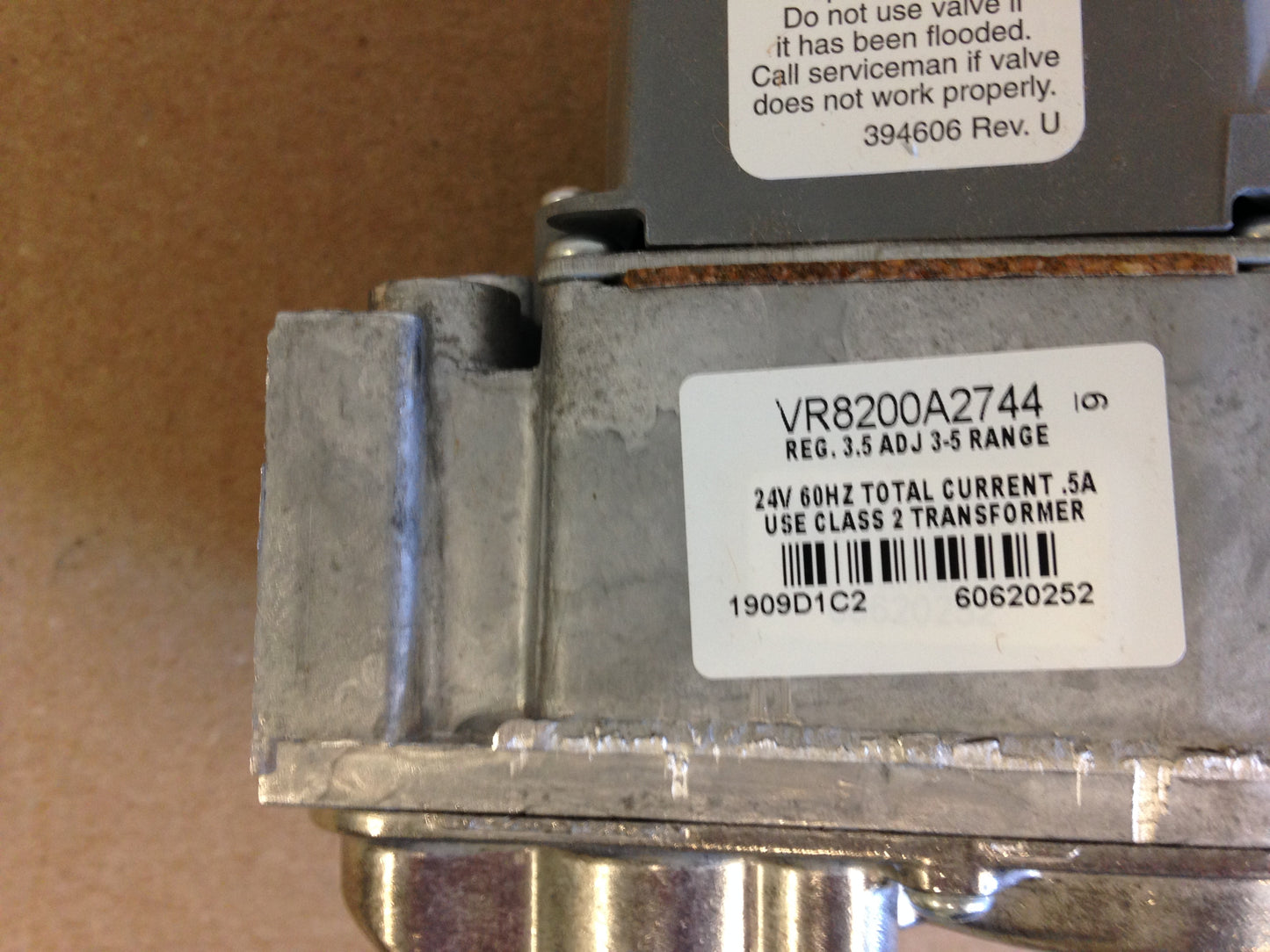 24 VOLT NATURAL GAS VALVE