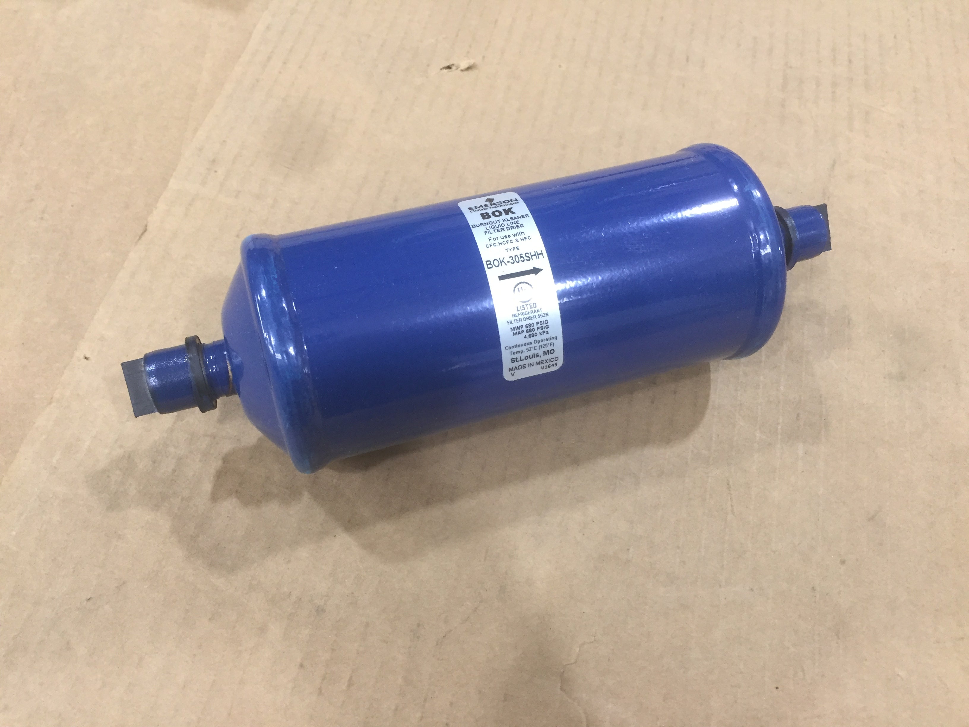 30 CUBIC IN. REFRIGERANT FILTER DRIER, 5/8