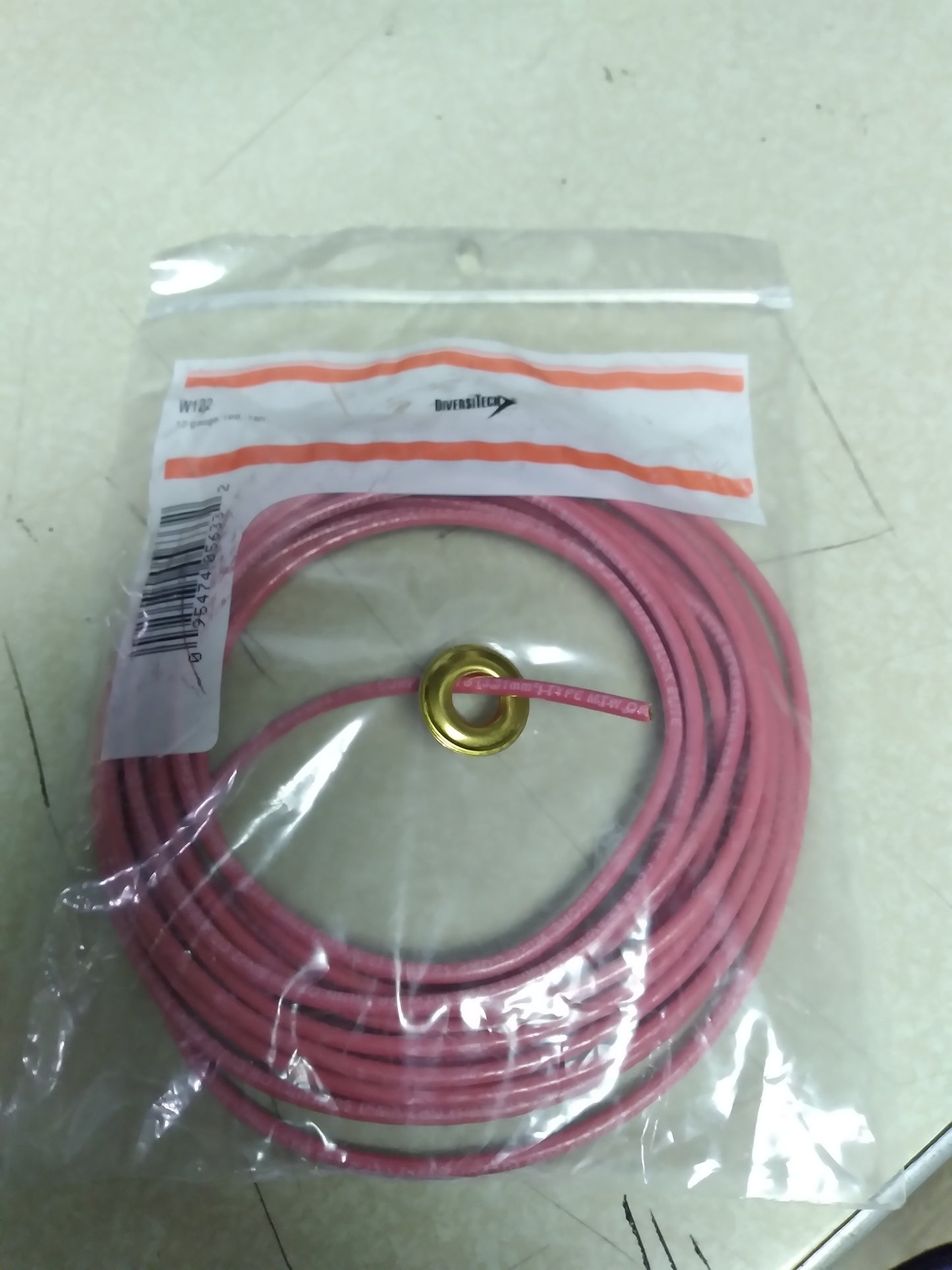 THNN WHITE STRANDED 12 GA COPPER WIRE, 15' LENGTH