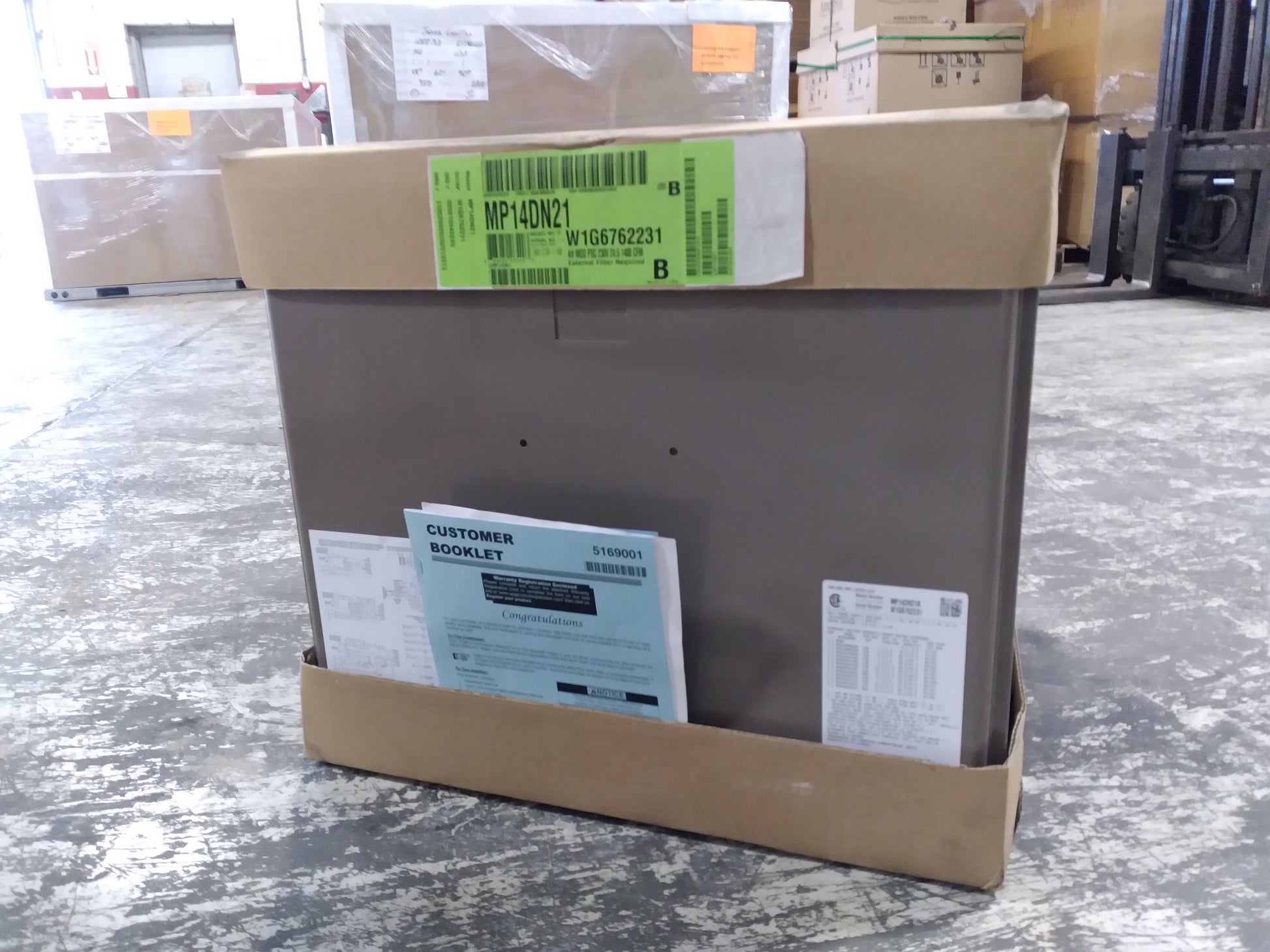 3-1/2 TON MODULAR PSC AIR HANDLER, 208/230-60-1, 1400 CFM