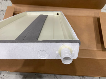 PLASTIC/STYROFOAM WATER DRAIN PAN ASSEMBLY 26 X 14