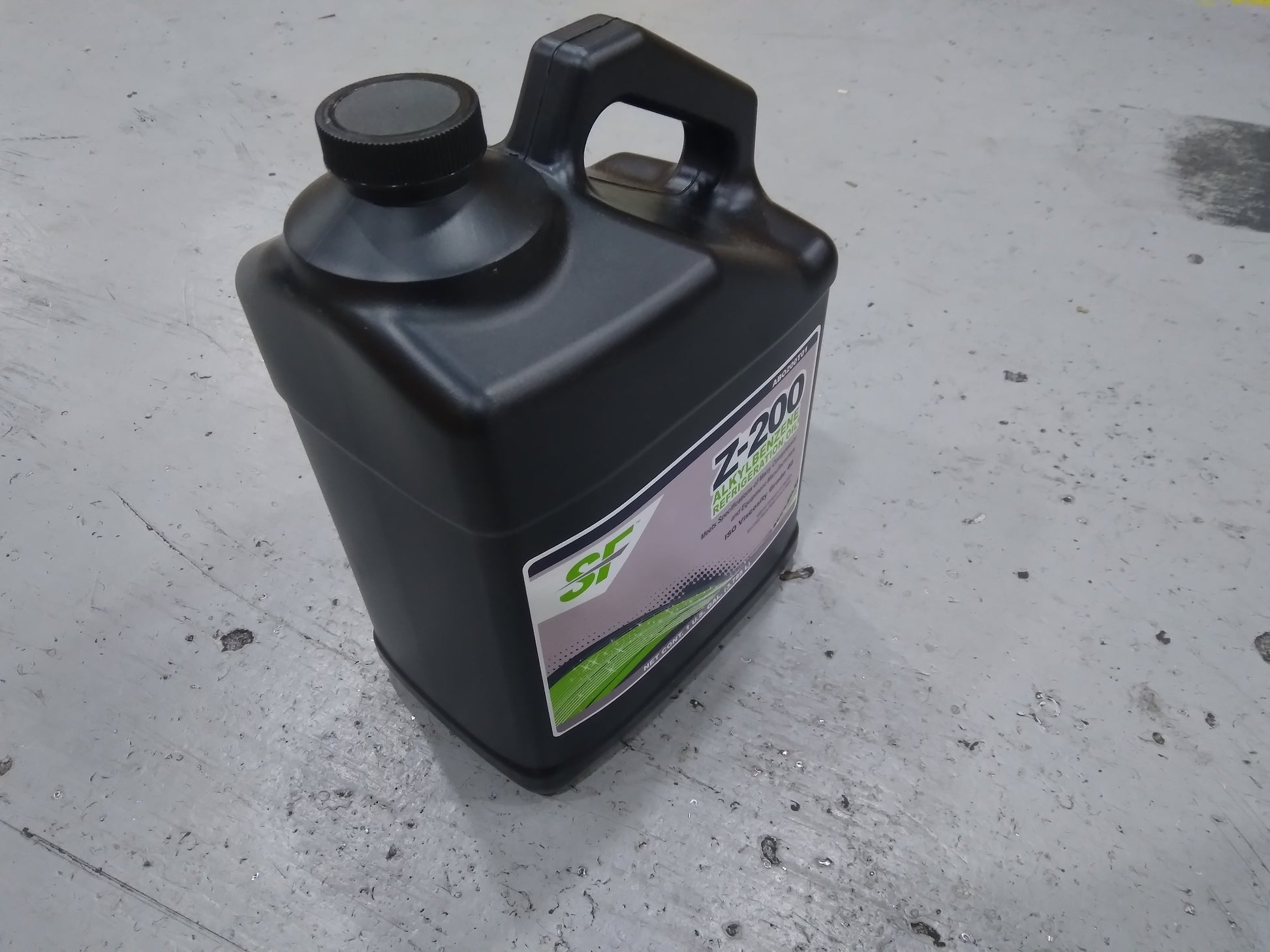 1 GALLON Z-200 ALKYLBENZENE REFRIGERATION OIL SUS 200 VIS-46