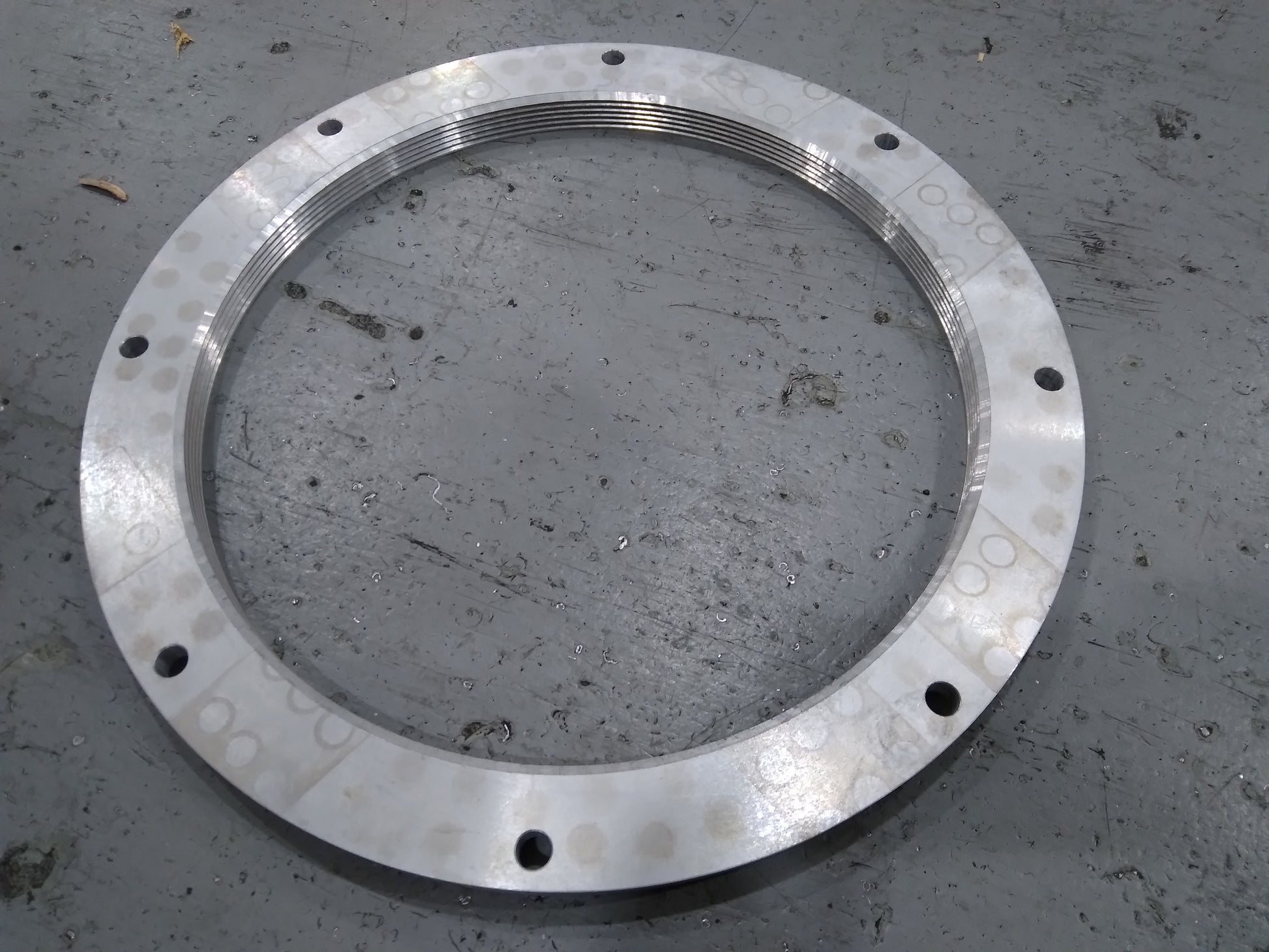 15-1/4" DIA 8 HOLE FLANGED SEALING RING