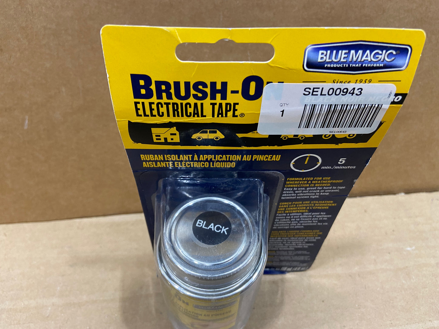 BRUSH ON ELECRICAL TAPE 4 OZ.