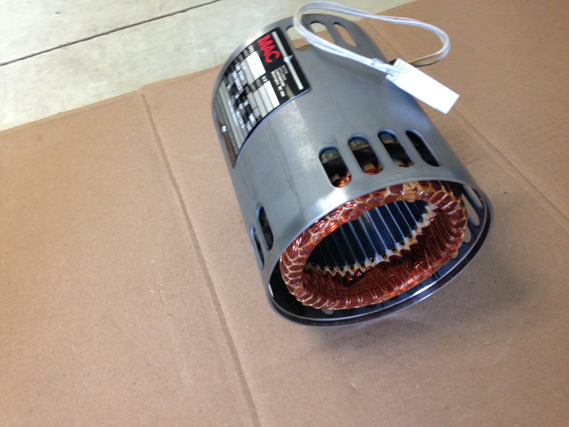 STATOR; SHELL, ASSEMBLY, 575-600/60/3,  RPM:1700, AMPS:2.1