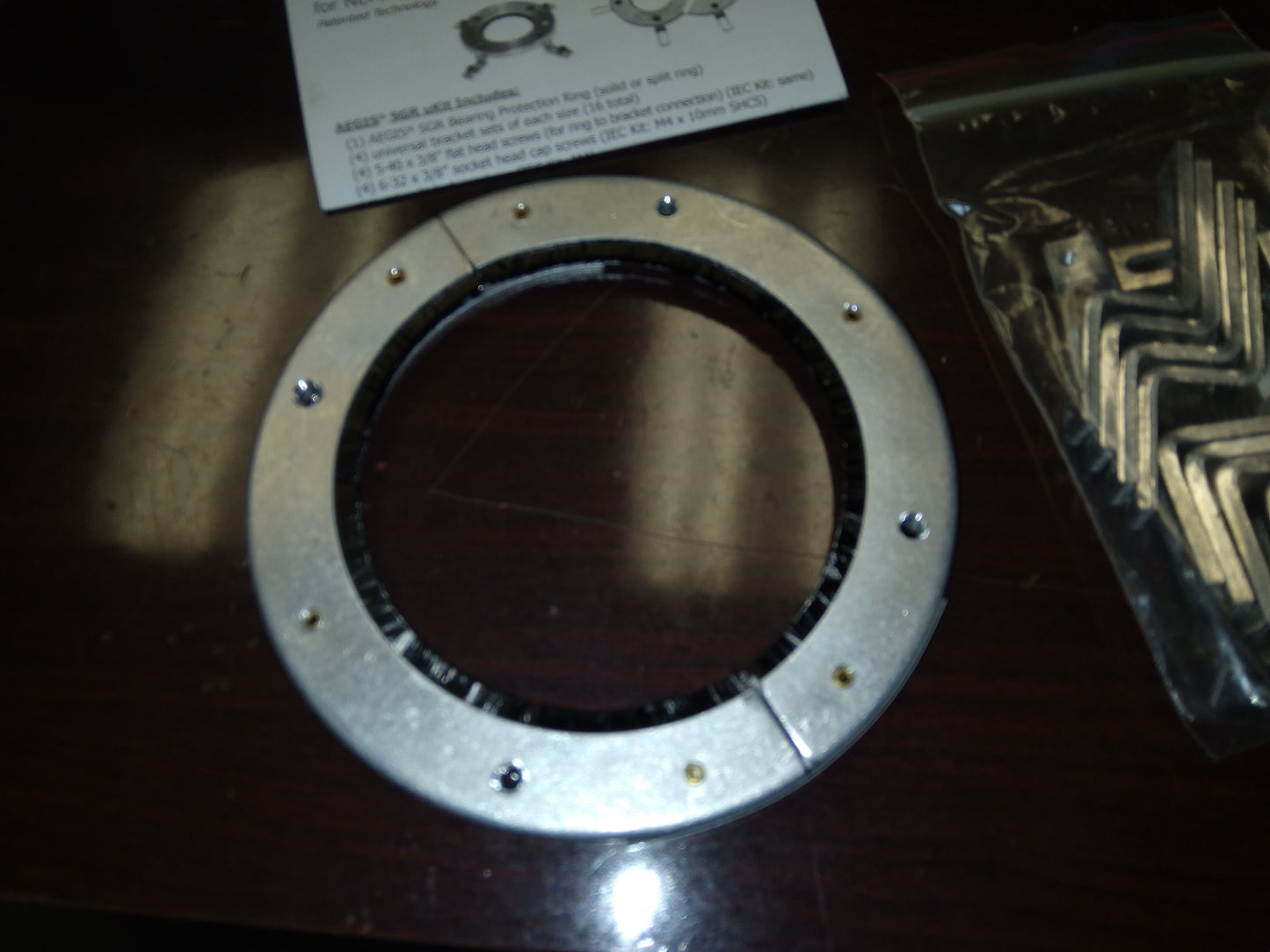 BEARING PROTECTION RING/W UNIVERSAL MOUNTING BRACKETS