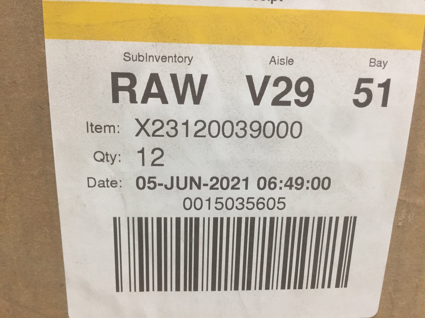 GASKET .125" THICK X 37.50" DIAMETER, SOLD INDIVIDUALLY