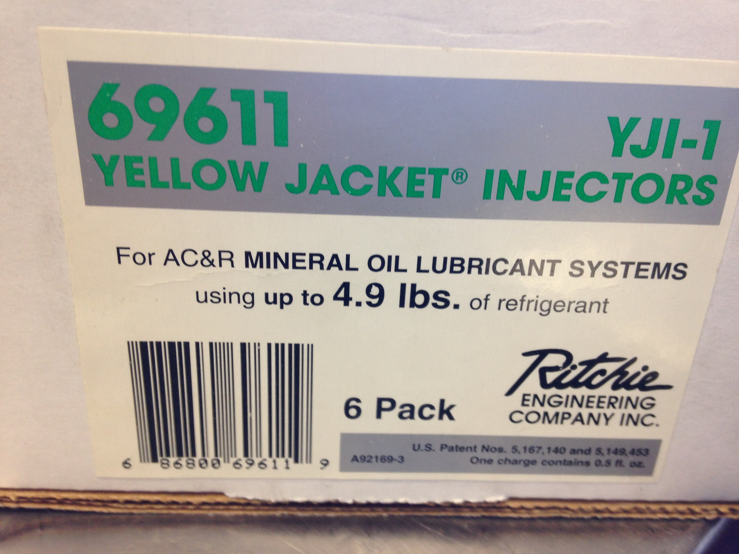 YELLOW JACKET FLUORESCENT LEAK SCANNER SOLUTION     SOLD AS 6 PER BOX