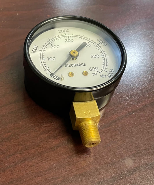 2-1/2" TEMP GAGE DIAL, 0-600 PSI 