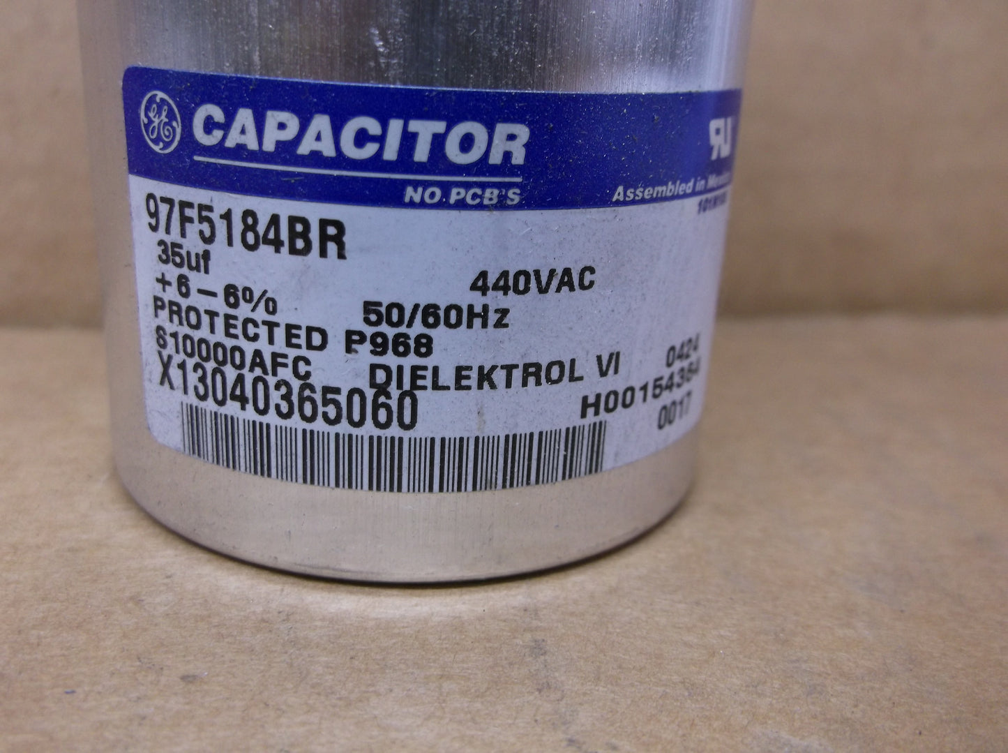 35UF X 440VAC ROUND RUN CAPACITOR