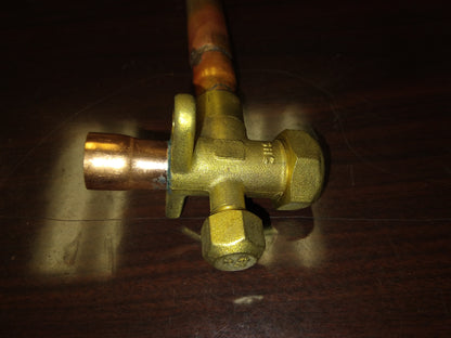 5/8" ODF SERVICE VALVE WITH 1/4" ACCESS PORT