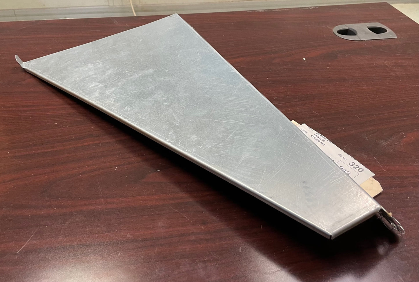 TRIANGULAR GALVANIZED BAFFLE