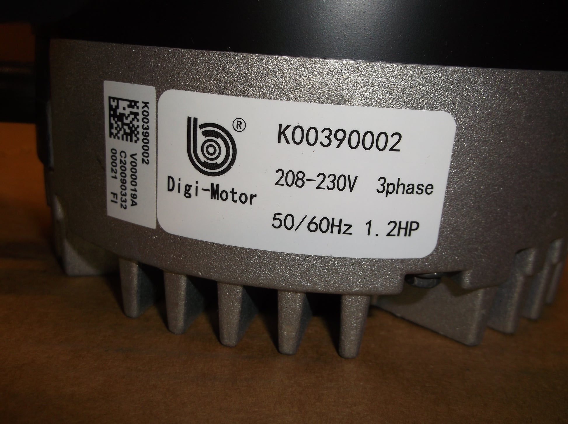 1.2HP ECM PROGRAMMED BLOWER MOTOR   208-230/50-60/3   RPM:1300/VARIABLE SPEED