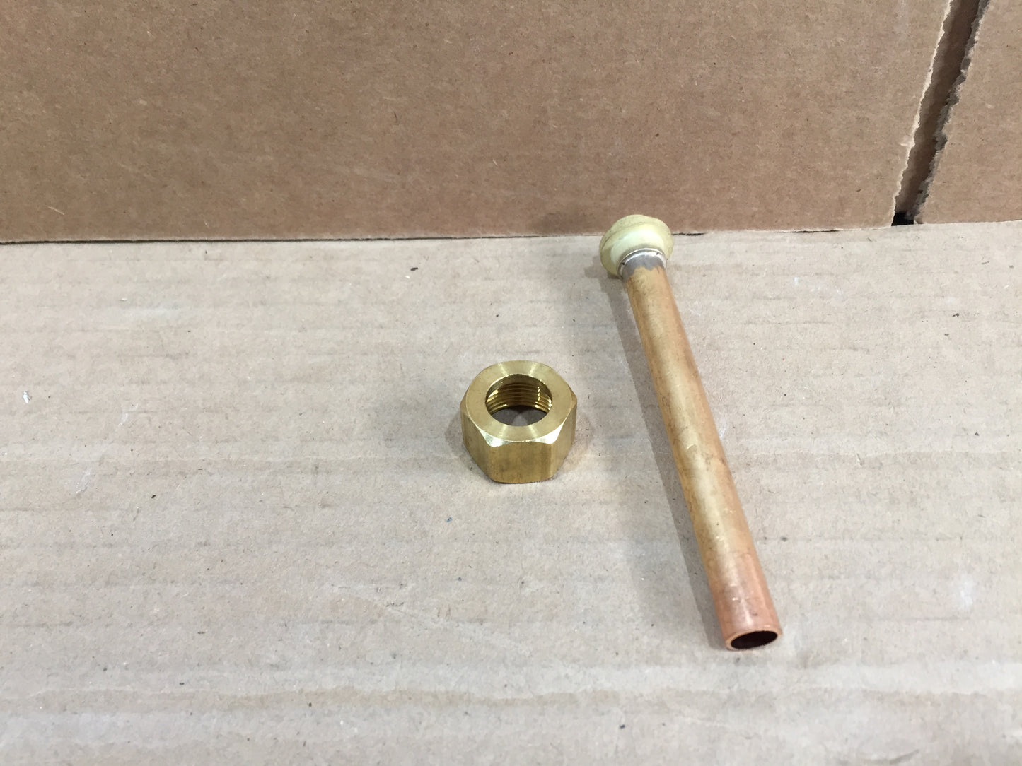 1/4" COPPER TUBE FITTING, 3/4" QUICK CONNECT