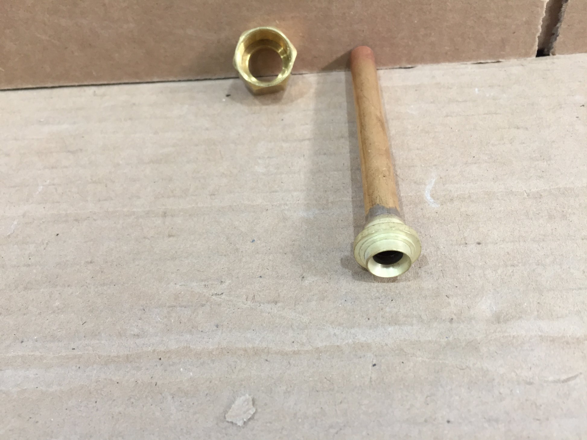 1/4" COPPER TUBE FITTING, 3/4" QUICK CONNECT