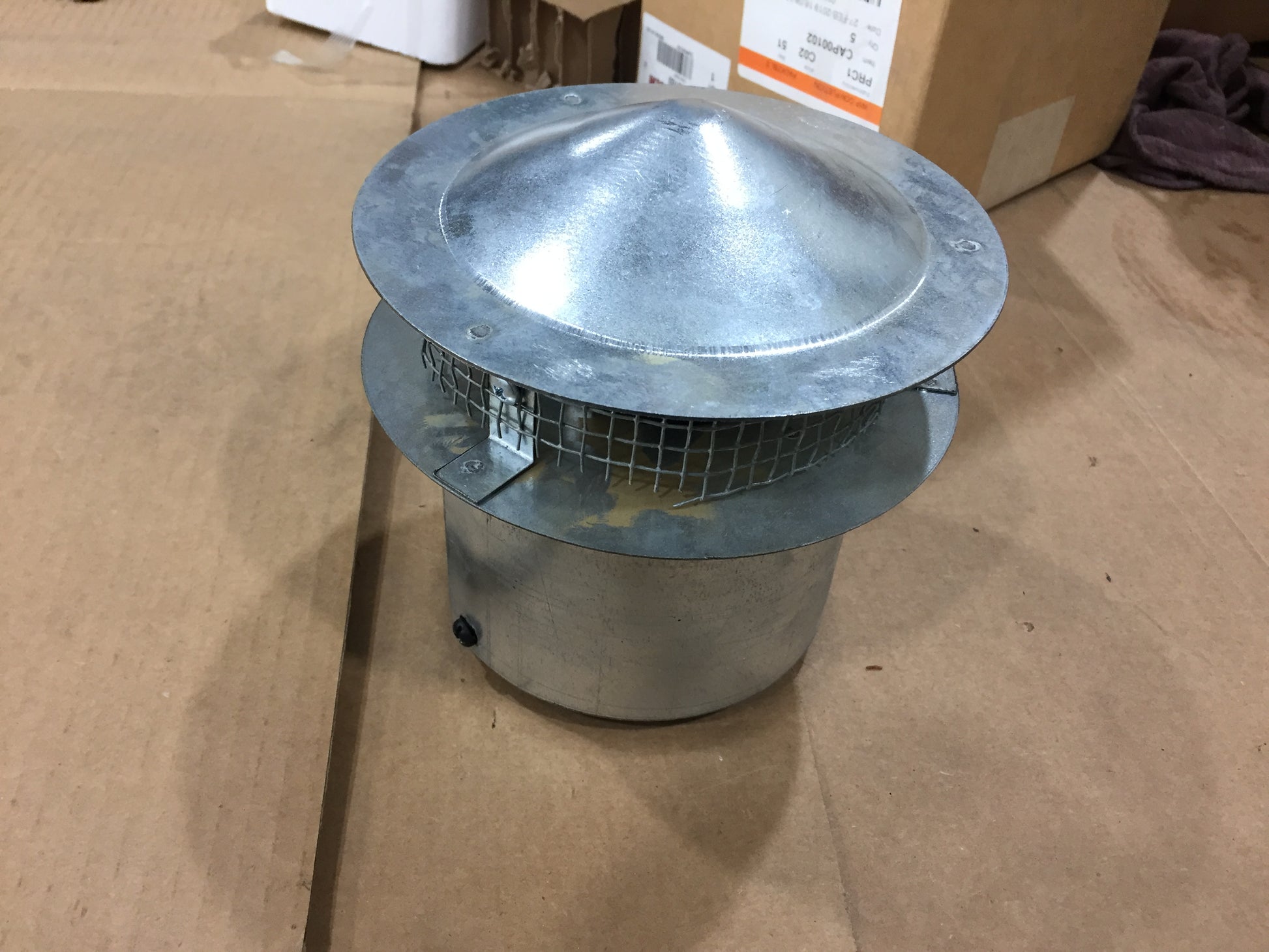 5 1/2" DIAMETER VENT CAP 