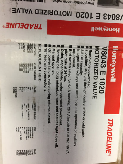 24V MOTORIZED ZONE VALVE 